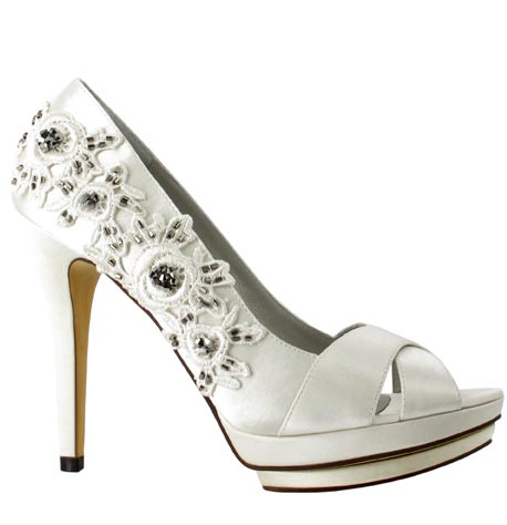 Topuklu Gelinlik Ayakkabı Modelleri 2013