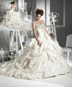 kabarik gelinlik modelleri prenses gelinlikleri 2013 modasi 11
