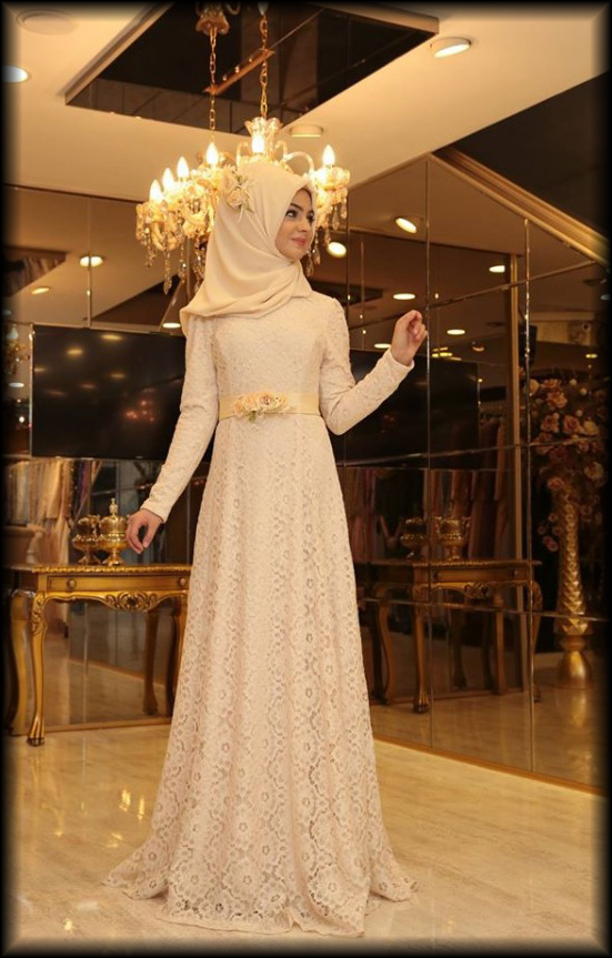 Tesettur Nikah Abiye Elbise Modelleri10